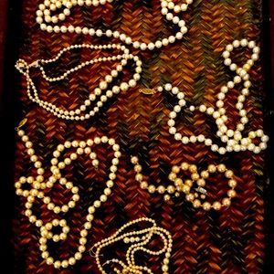 Pearl Vintage Necklaces Needing Repair